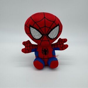 Ty Spider-Man Plush Toy Red and Blue Stuffed Animal